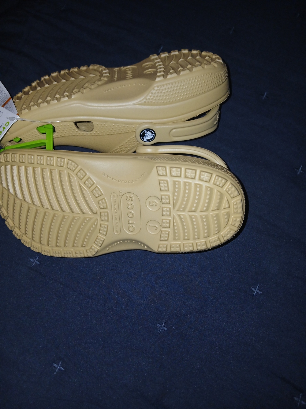 CROCS Kids Classic Clog - Beige/Tan - Picture 3 of 8